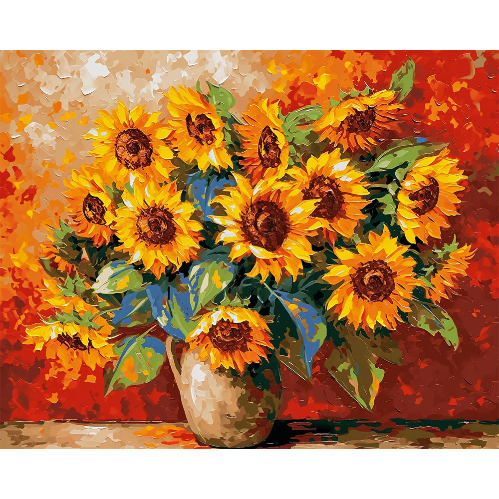 Sunflower Painting By Number 2