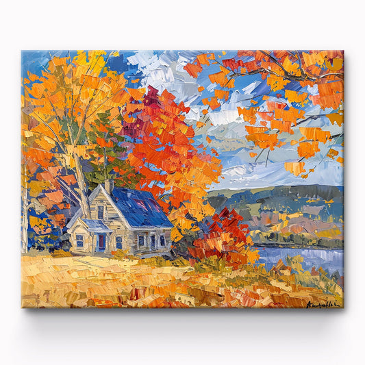 Seaside City Painting By Number 1
