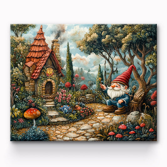 Goblin With Hut Painting By Number 1