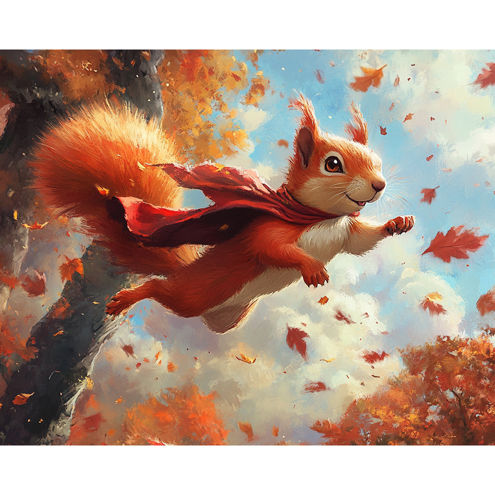 Flying Squirrel Painting By Number 2