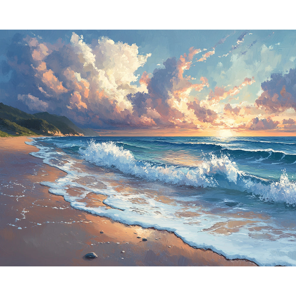 Beach Side Painting By Number 2