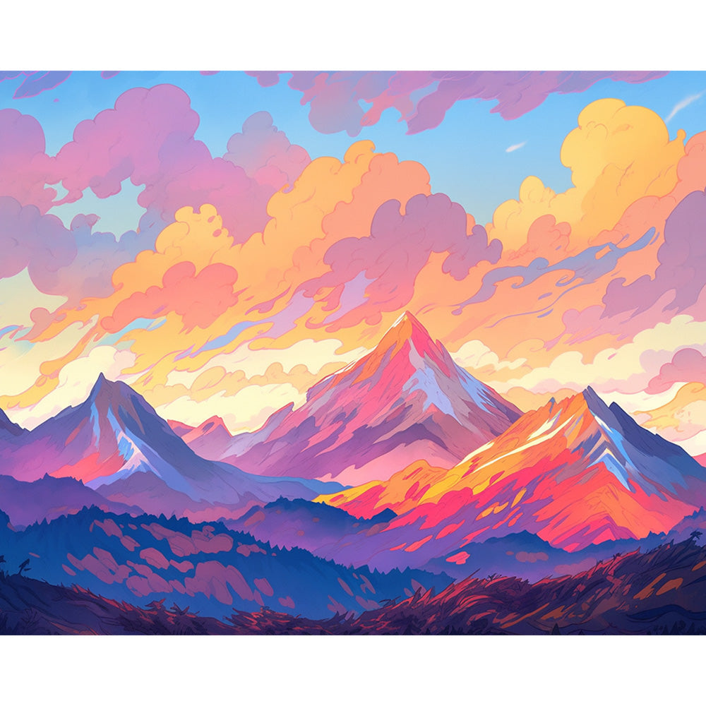 Mountain Painting By Number 2