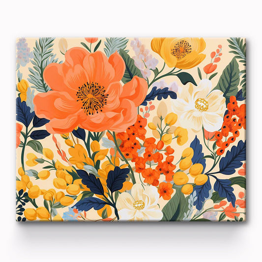 Flower Painting By Number 1