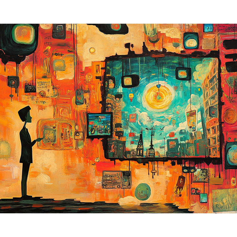Urban Symphony Urban Melody Painting By Number 2