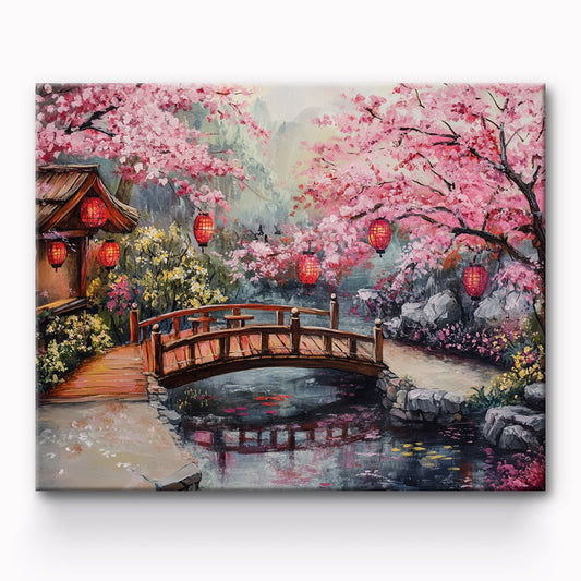 Arashi Bridge Courtyard Painting By Number 1