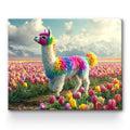 Rainbow Alpaca Painting By Number 1
