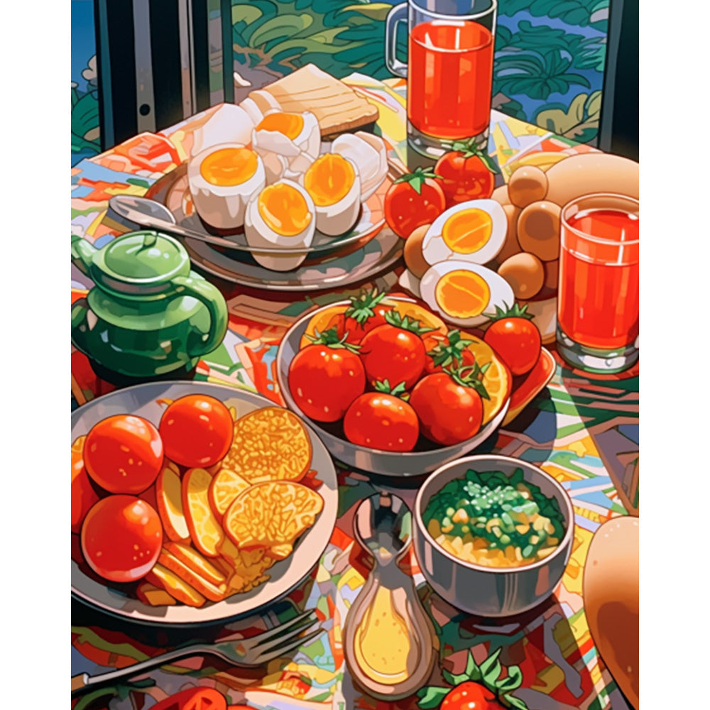 Food Painting By Number 2