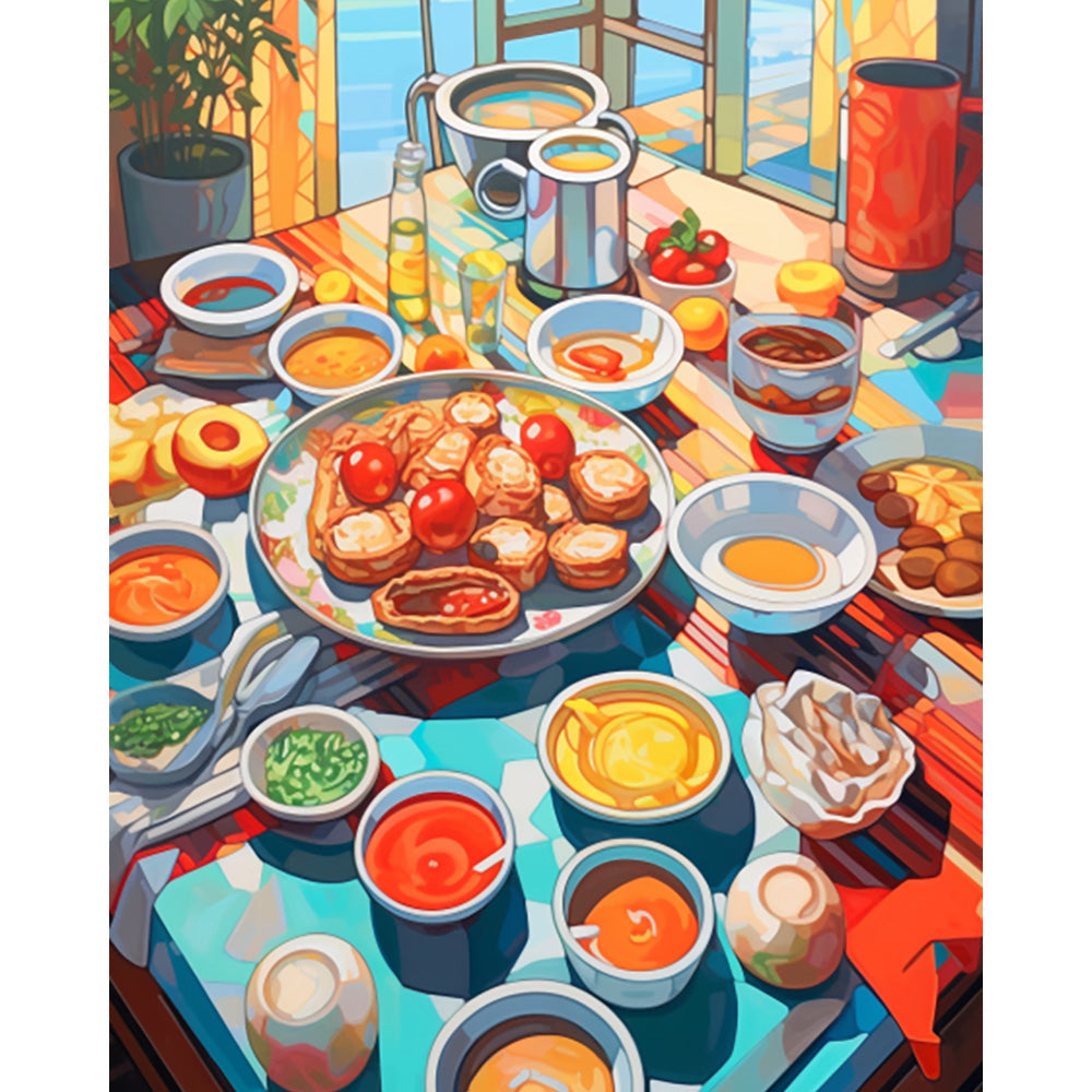 Food Painting By Number 2