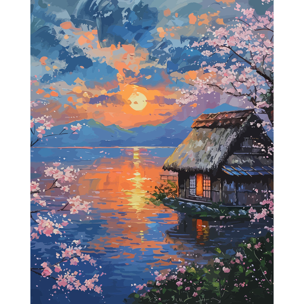 Lakeside House Painting By Number 2