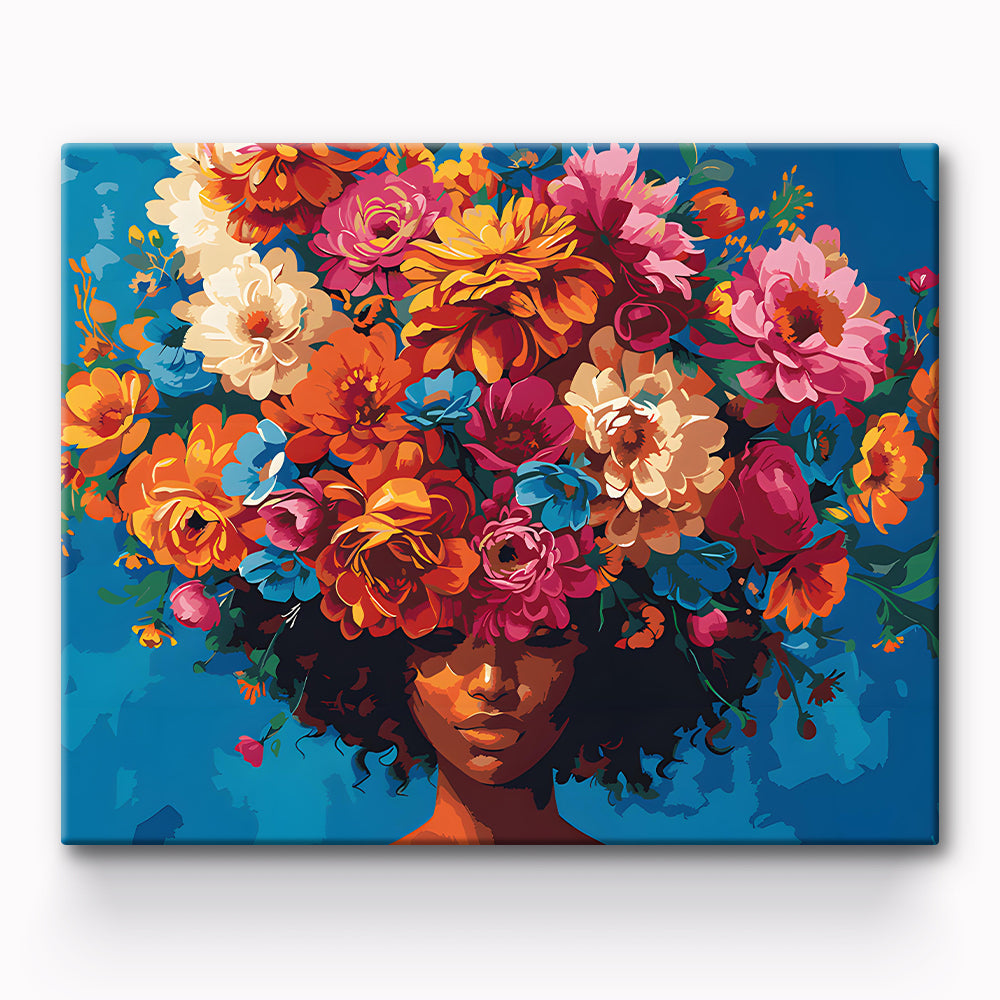 Crown of Flowers Painting By Number 1