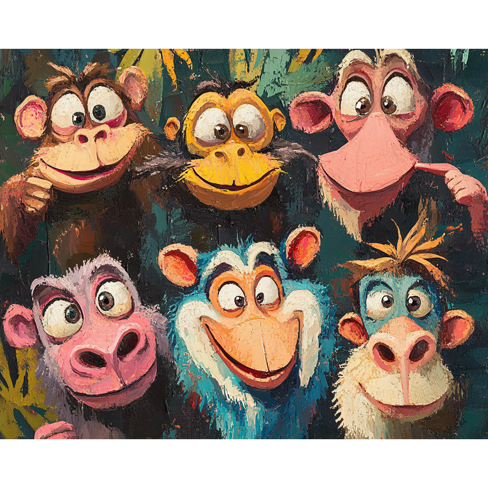 Portraits of animals Painting By Number 2