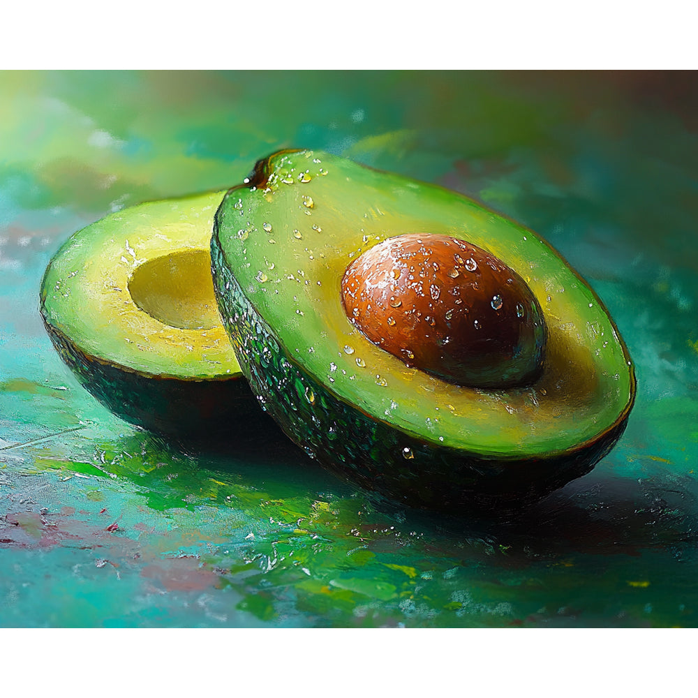 Avocado Portray Painting By Number 2