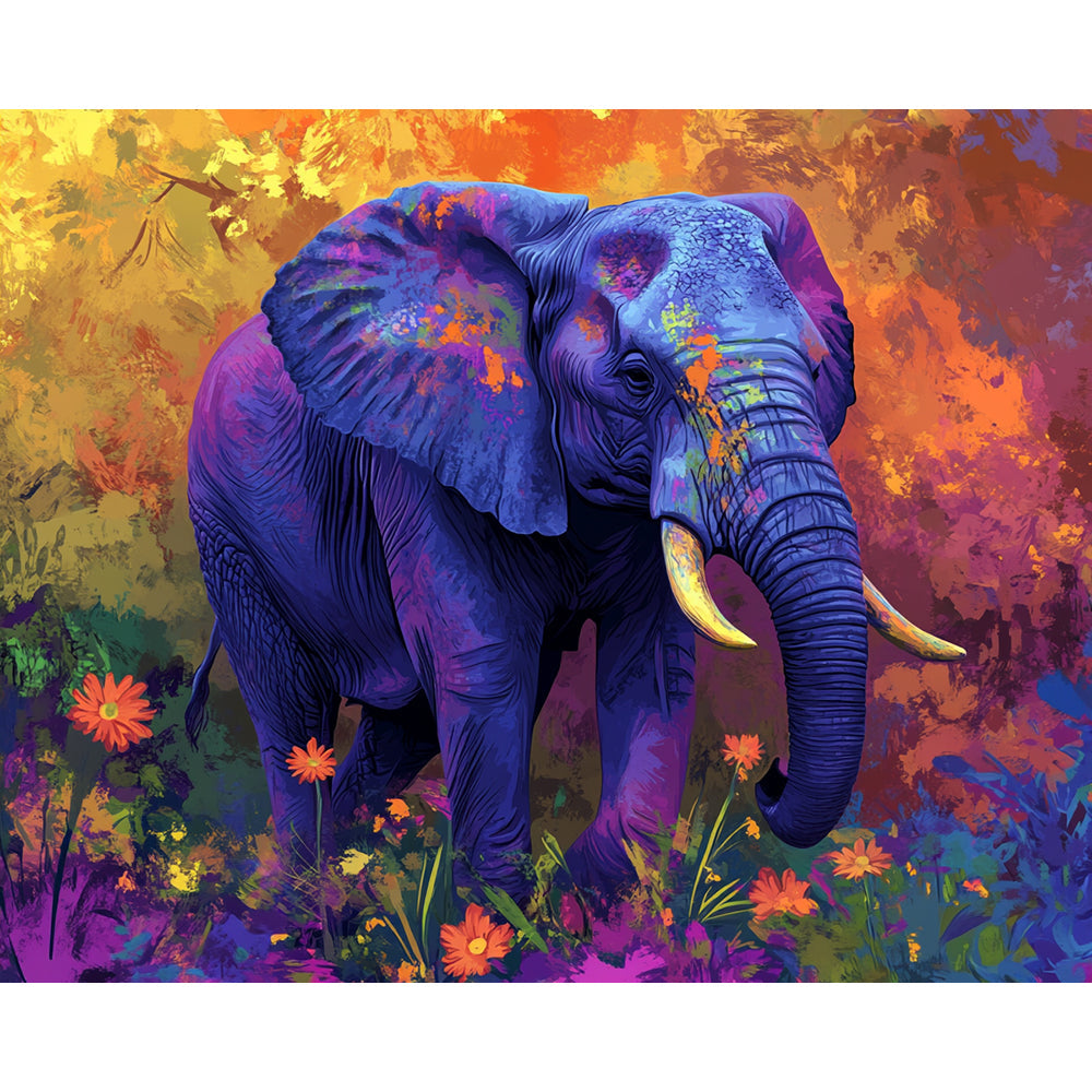 Elephant Painting By Number 2