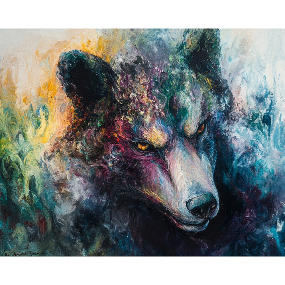 Wolf Painting By Number 2