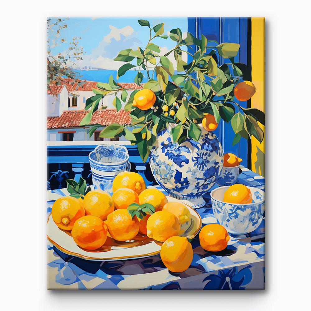 Lemon Painting By Number 1