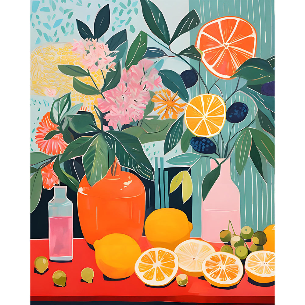 Orange Painting By Number 2
