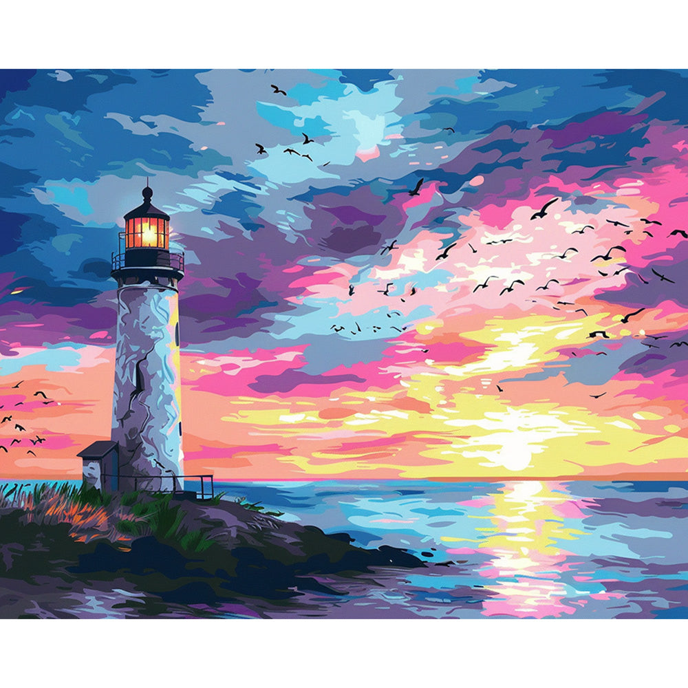 Lighthouse Painting By Number 2