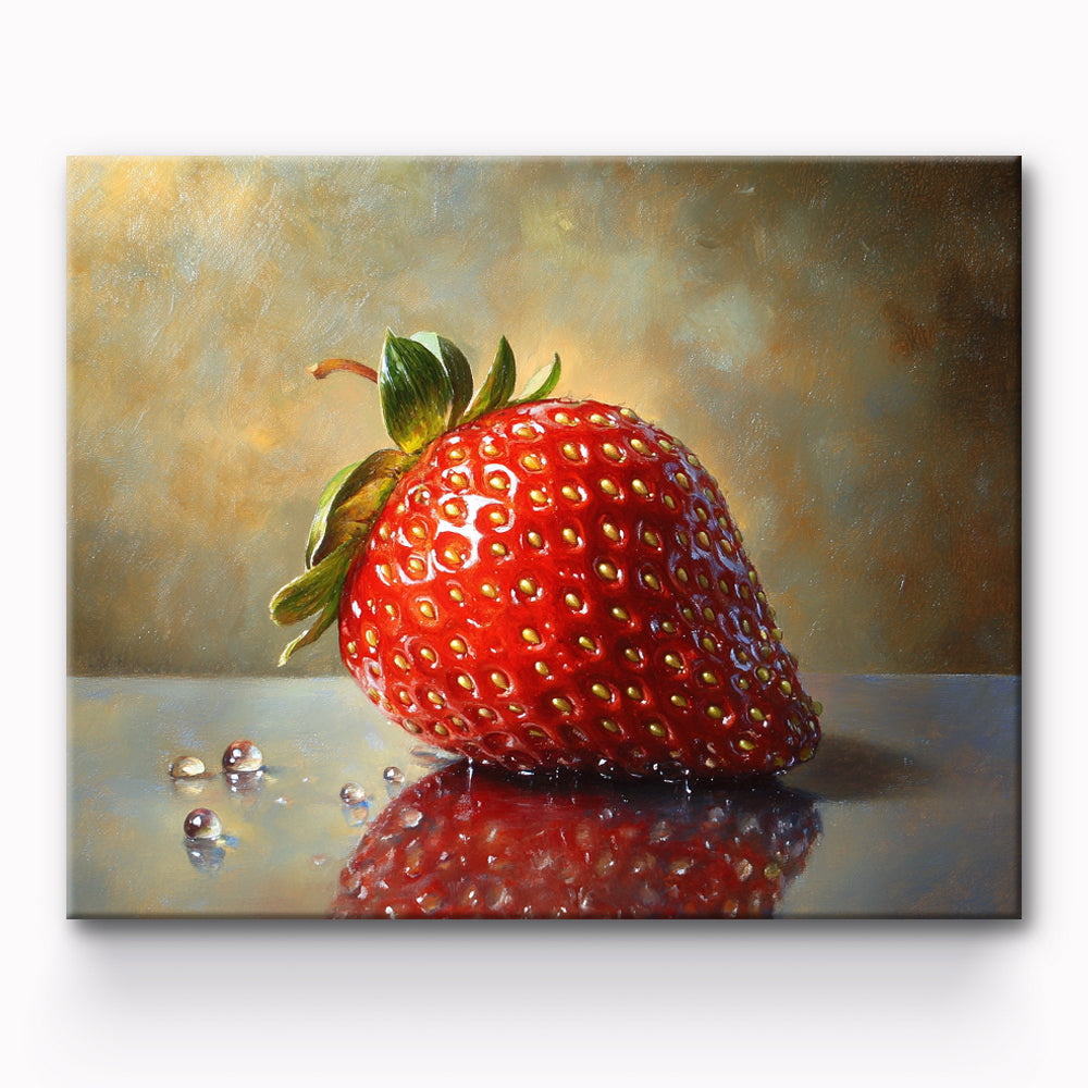 Strawberry Portray Painting By Number 1