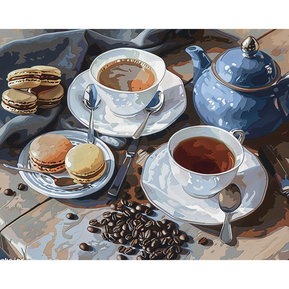 Enjoy Afternoon Tea Time Painting By Number 2