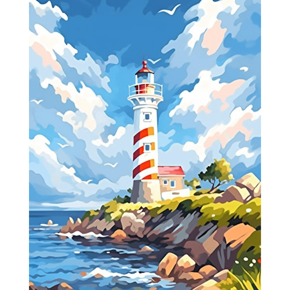 Lighthouses Painting By Number 2