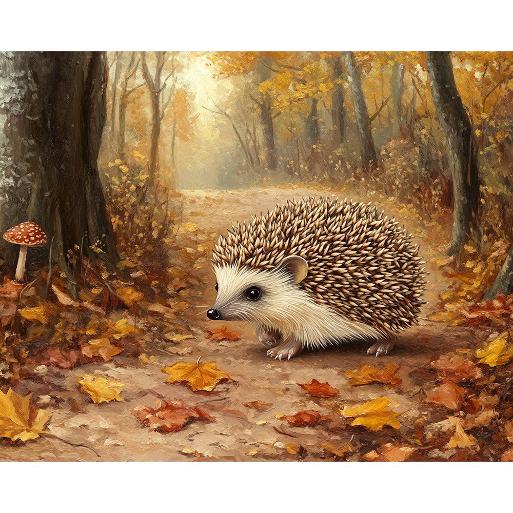 Hedgehog Painting By Number 2