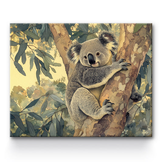 Tree Sloth Painting By Number 1