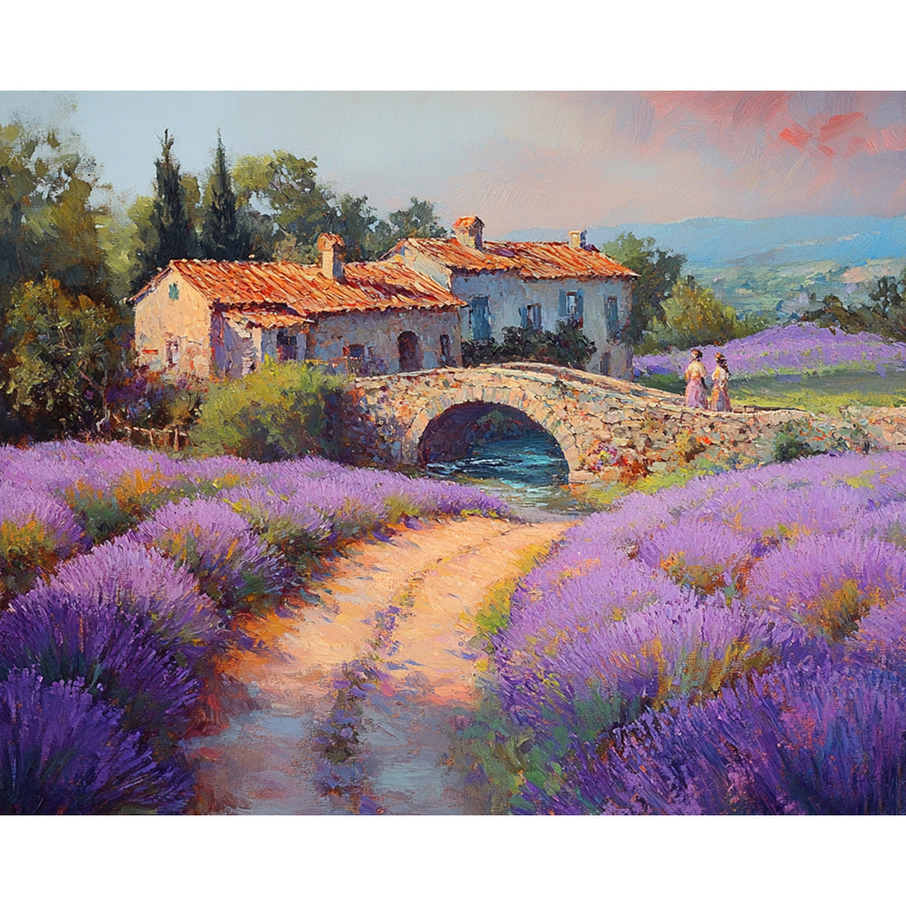 Hometown Lavender Painting By Number 2