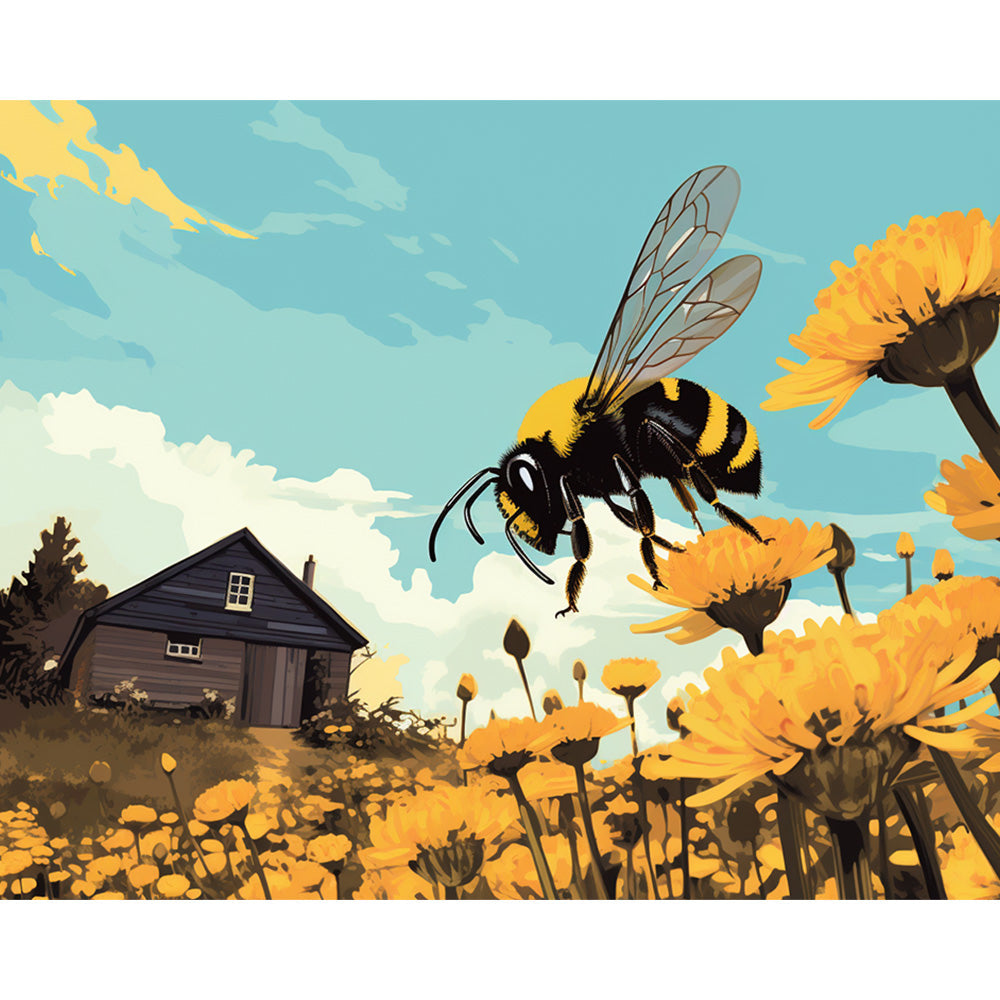 Bee Painting By Number 2