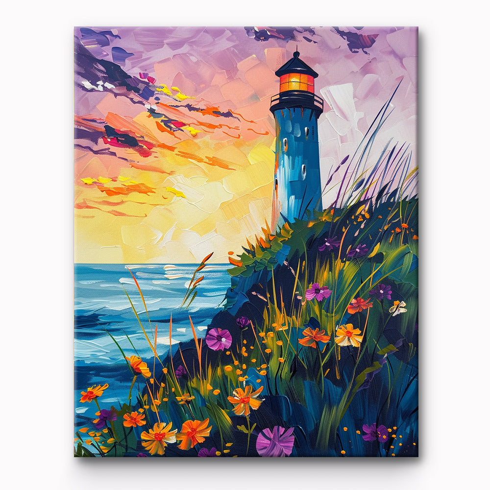 lighthouse Painting By Number 1