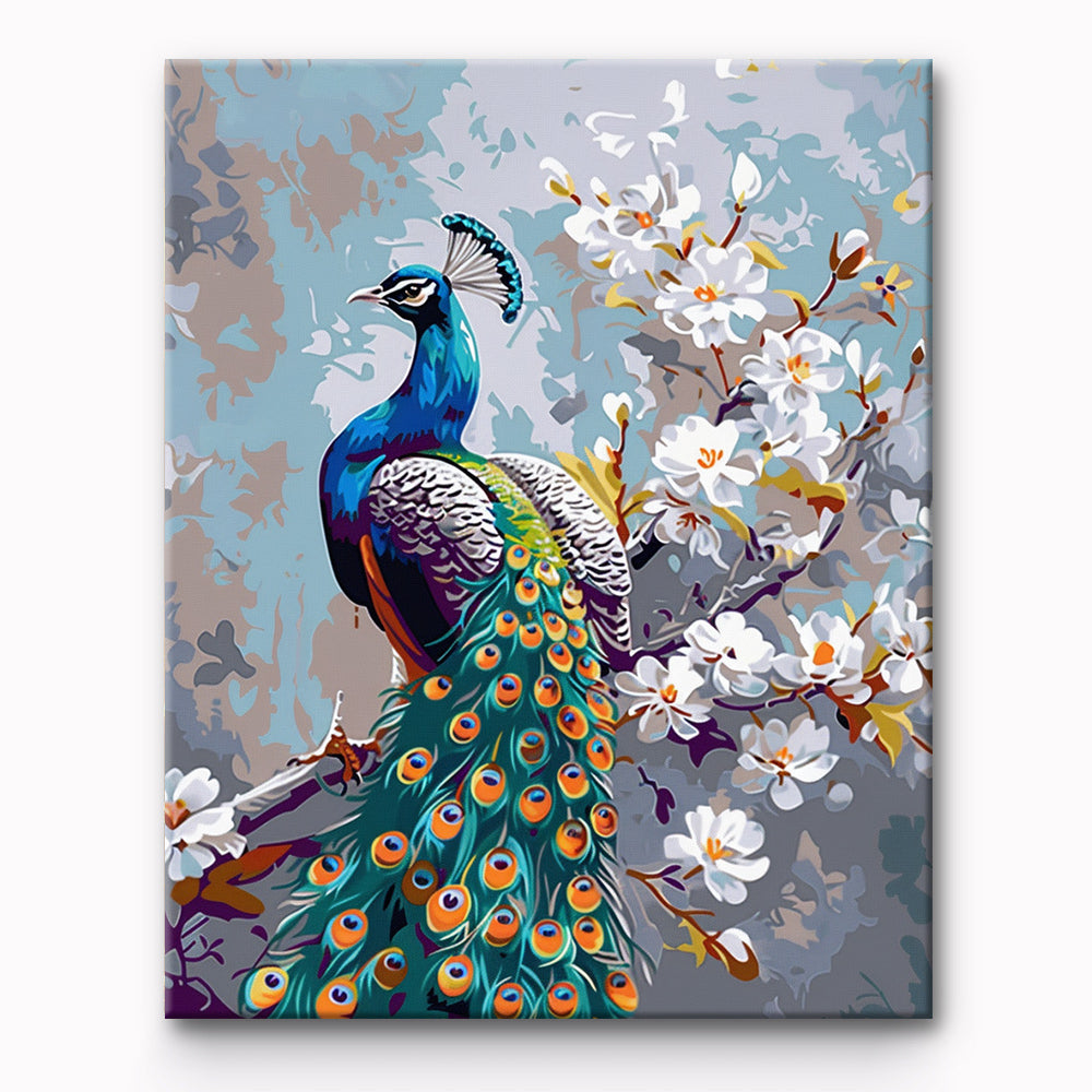 Peacock Painting By Number 1