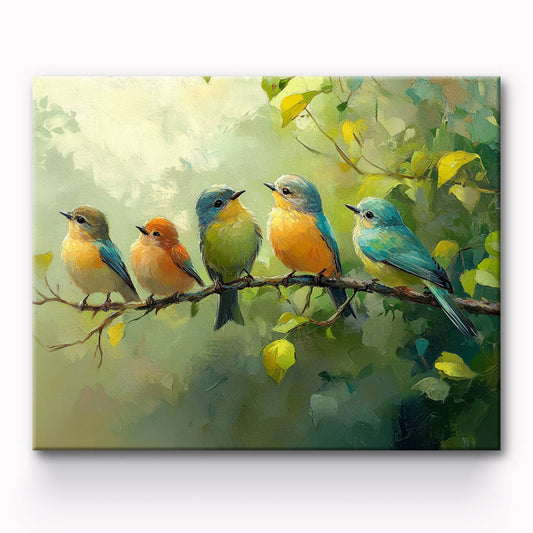 Singing Bird Painting By Number 1