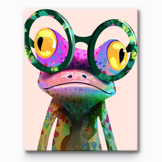 Big Eyed Frog Painting By Number 1