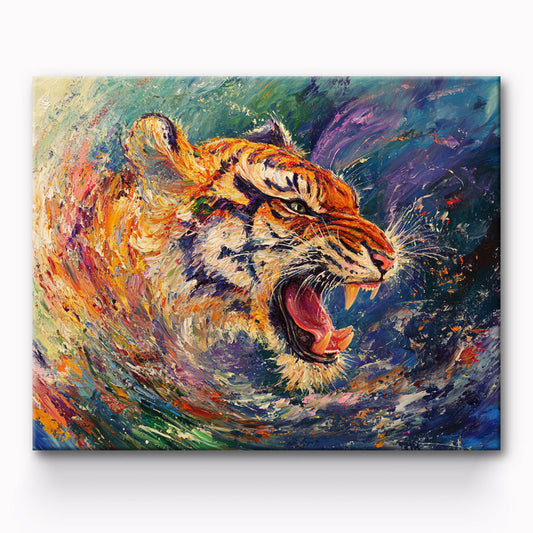 Tiger Painting By Number 1