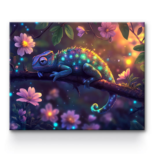 Chameleon Painting By Number 1
