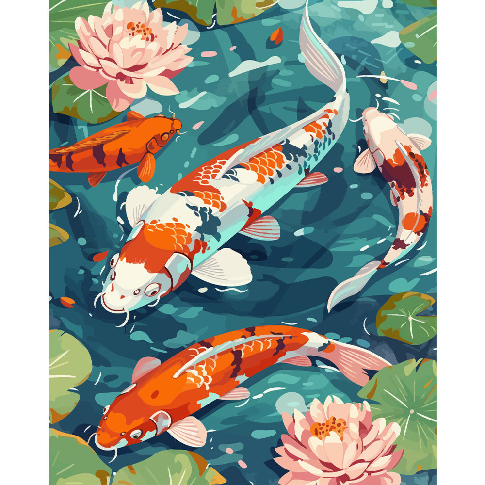 Carps Painting By Number 2