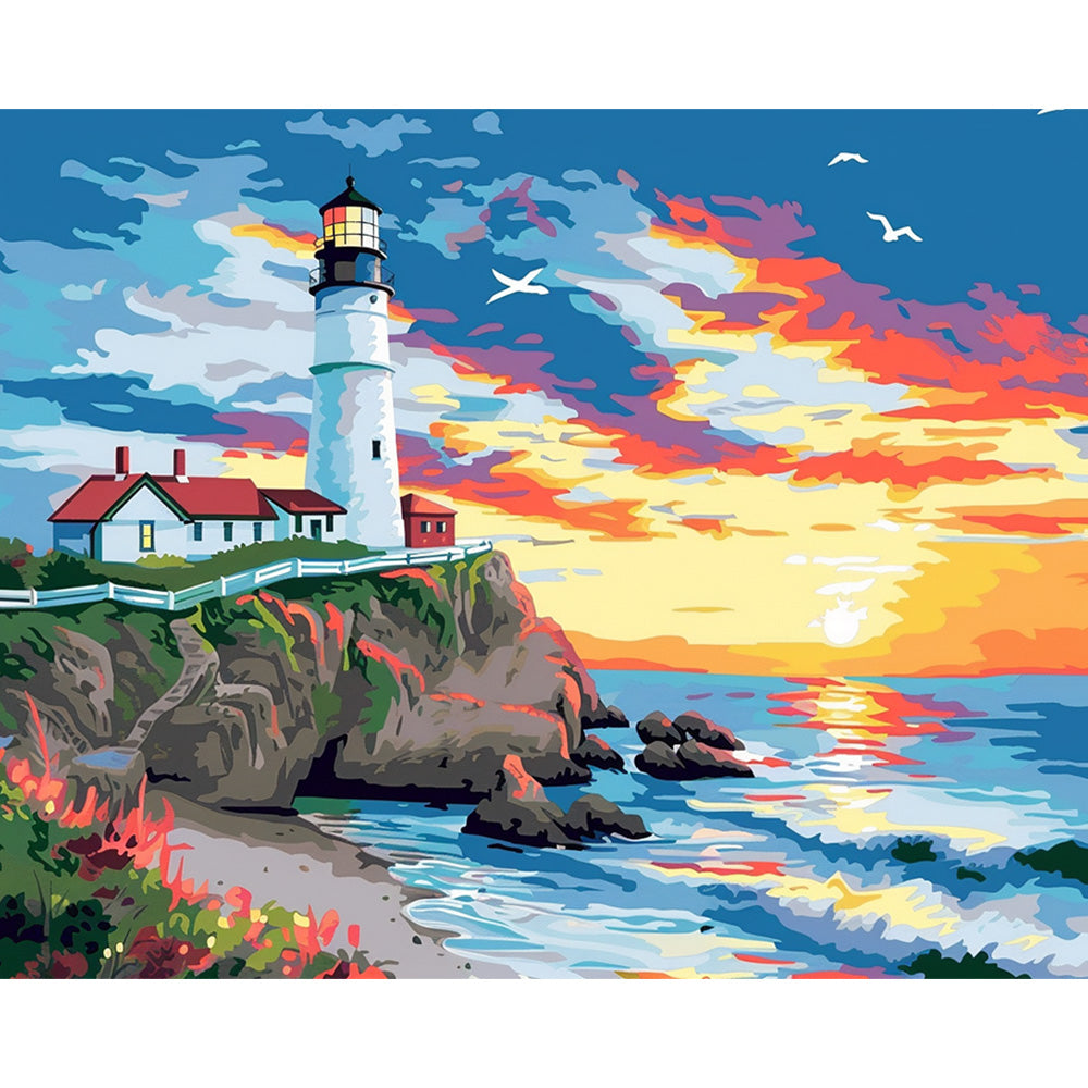 Lighthouse Painting By Number 2