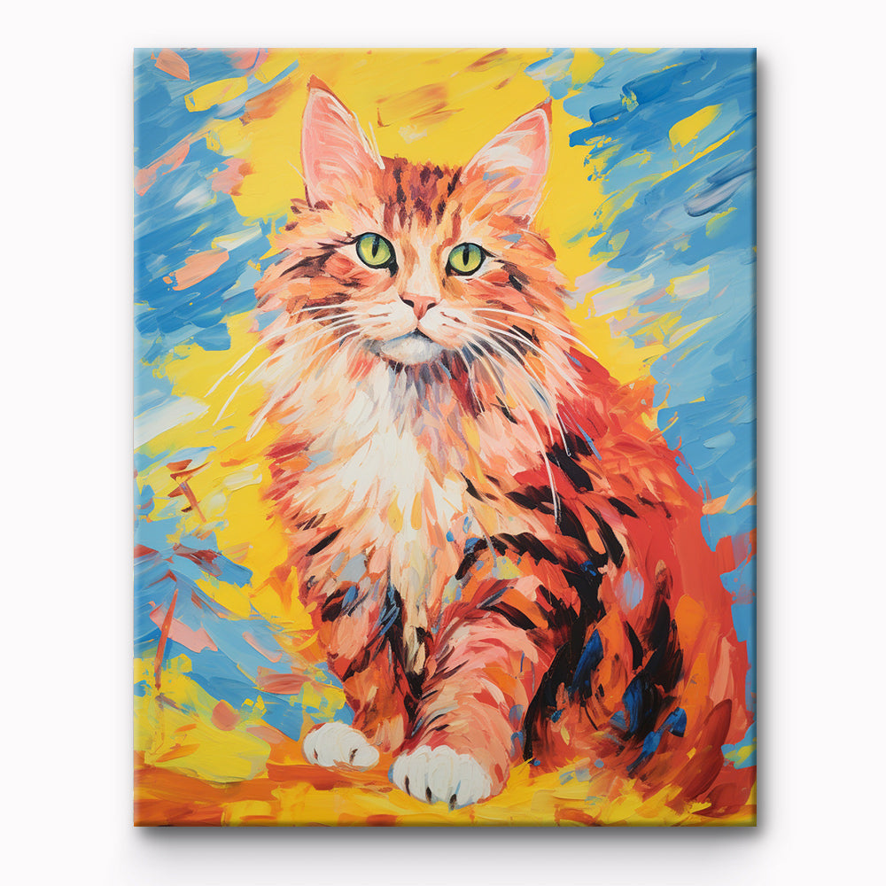 Cat Painting By Number 1