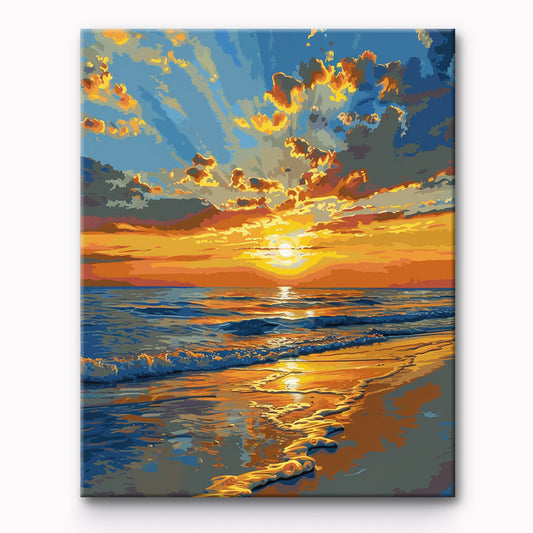 Seafront Painting By Number 1