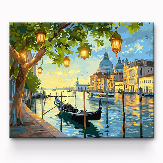 Seaside City Painting By Number 1