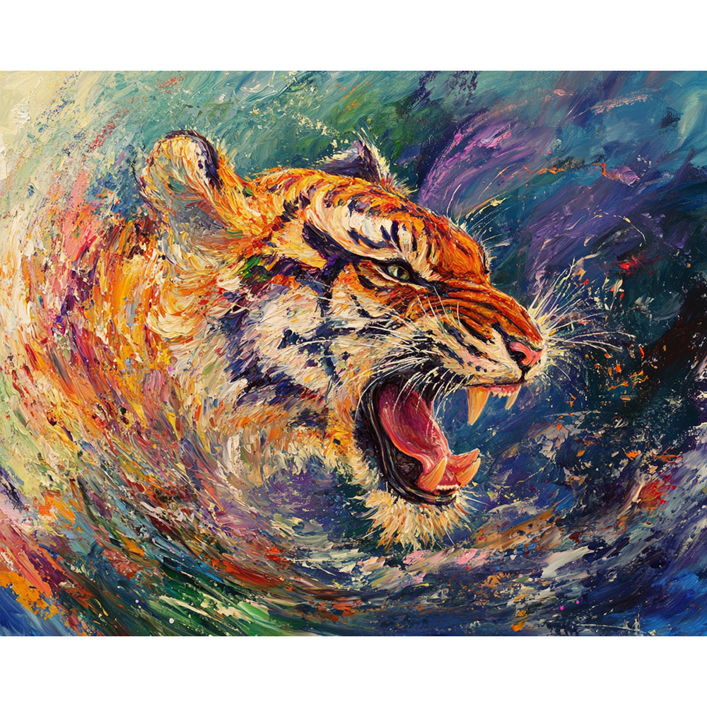 Tiger Painting By Number 2