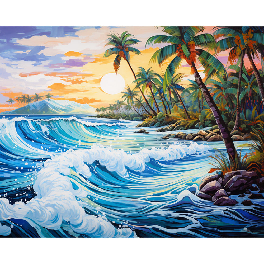 Beaches Painting By Number 2