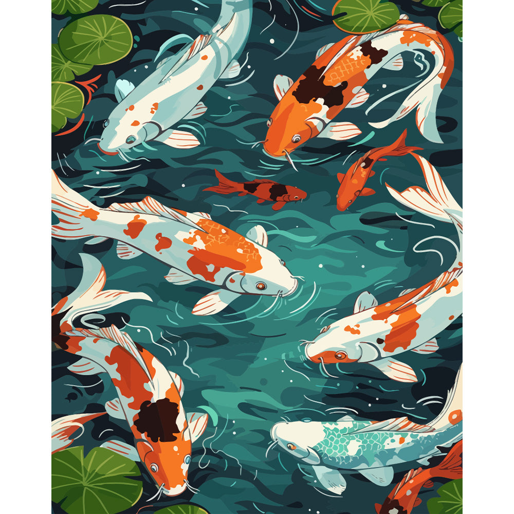 Carps Painting By Number 2
