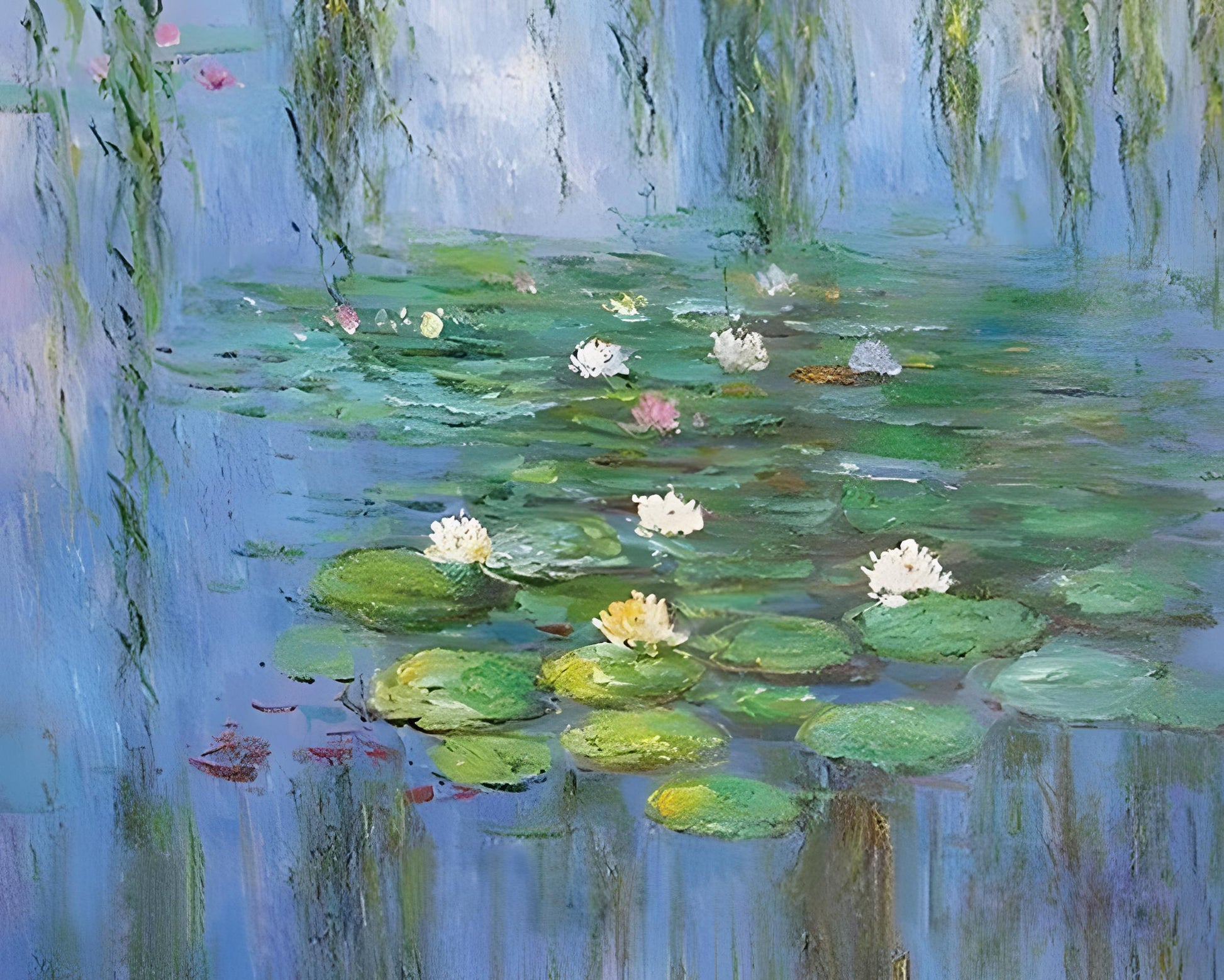 Lotus Leaf Painting By Number 2