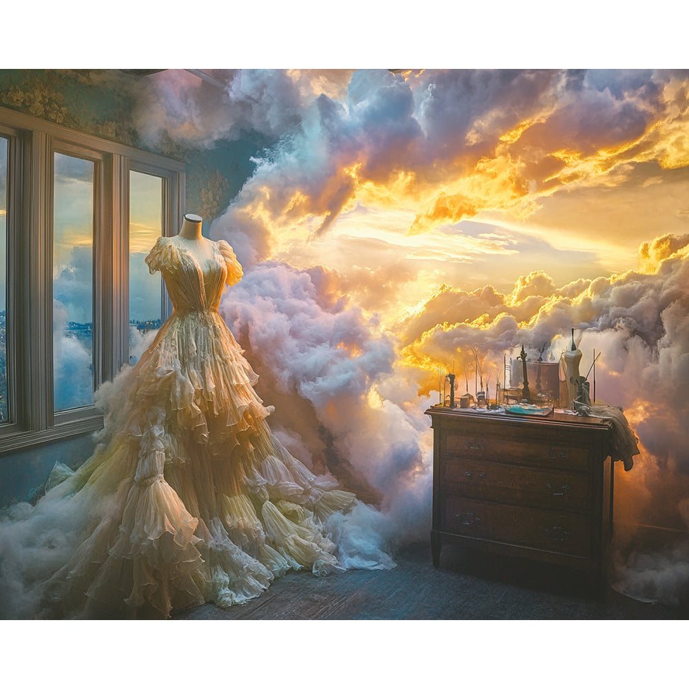 Dreaming of a Wedding Dress Painting By Number 2
