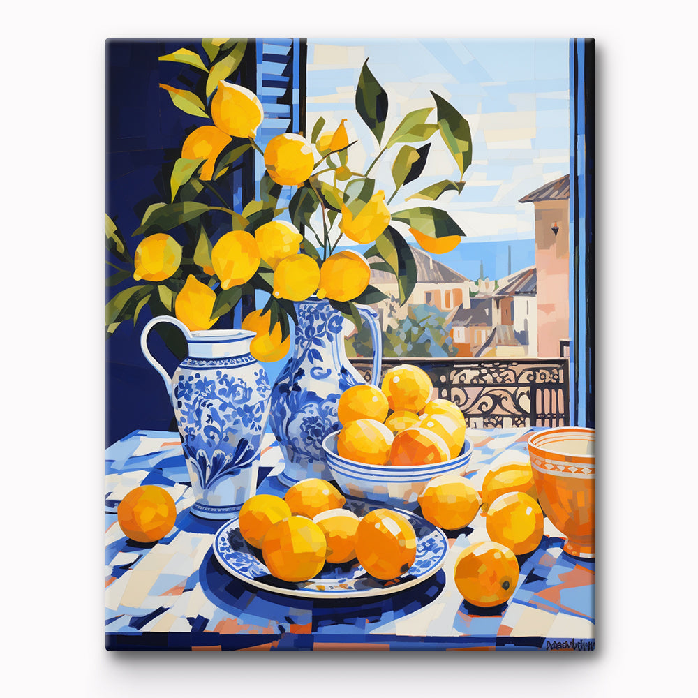 Lemon Painting By Number 1
