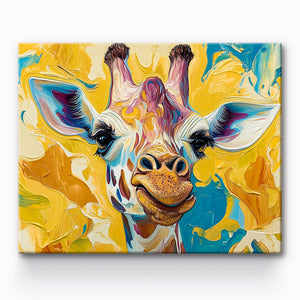 Giraffe Painting By Number 1
