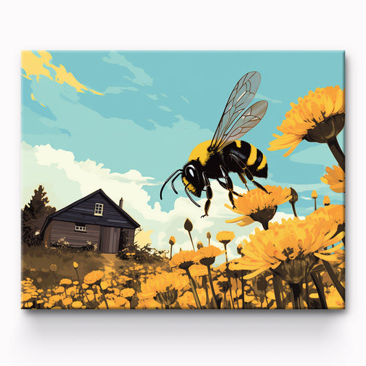 Bee Painting By Number 1