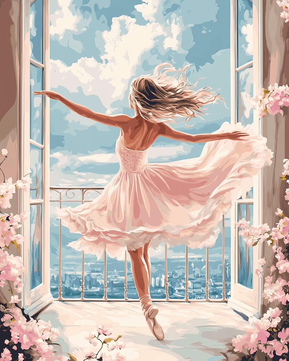 Ballet Girl Painting By Number 2