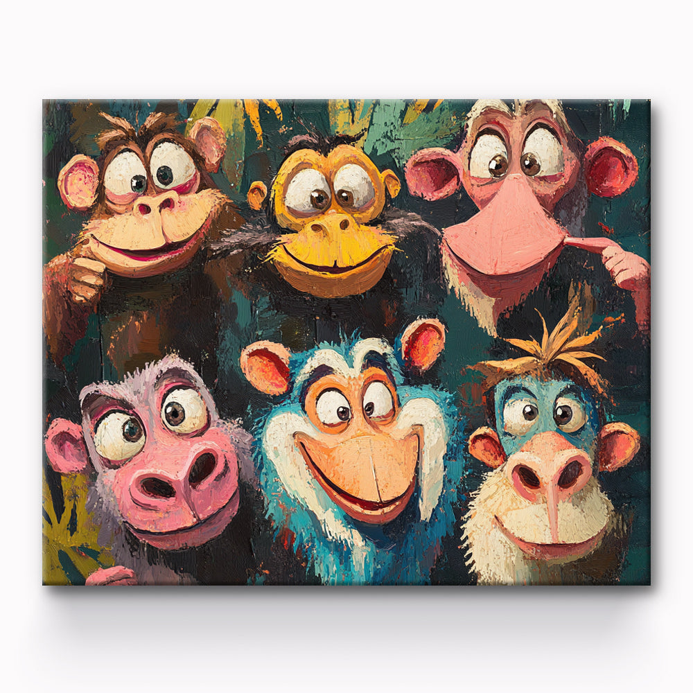 Portraits of animals Painting By Number 1