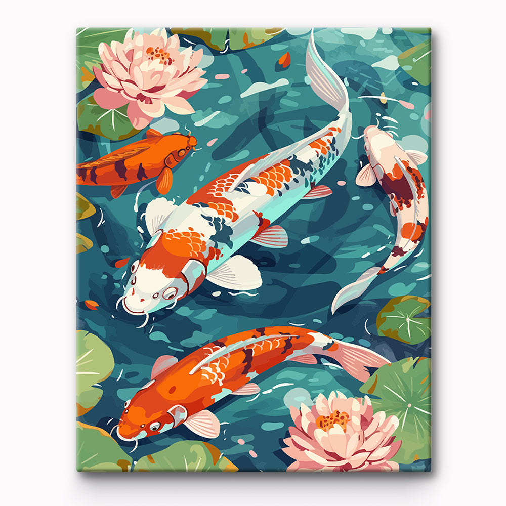 Carps Painting By Number 1